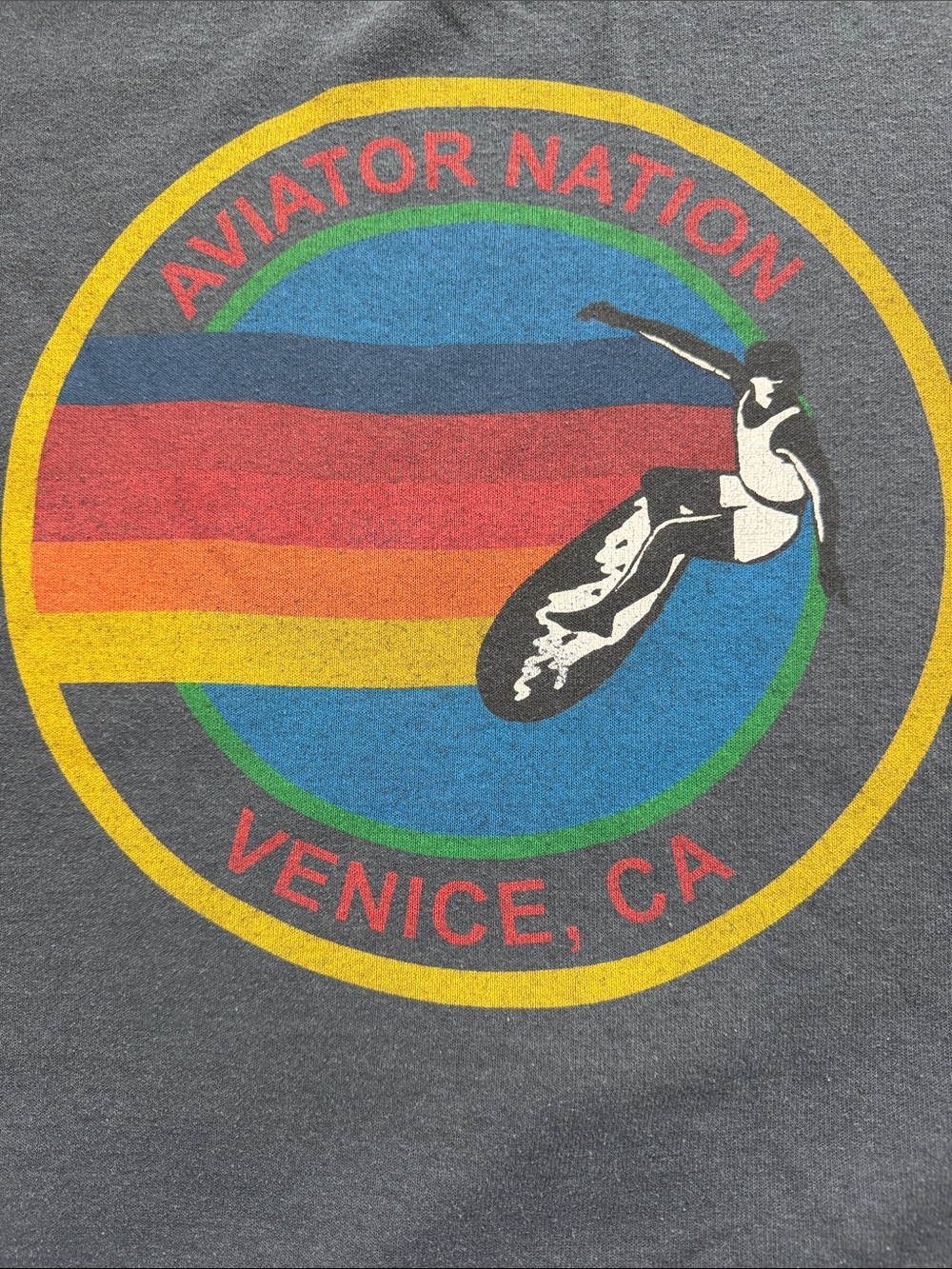 Aviator Nation Relaxed Venice Crew Sweatshirt - Picture 5 of 10